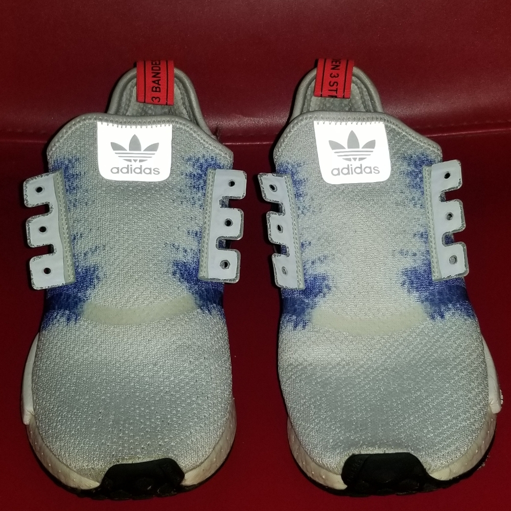 Adidas NMD White Atl City Print White Blue